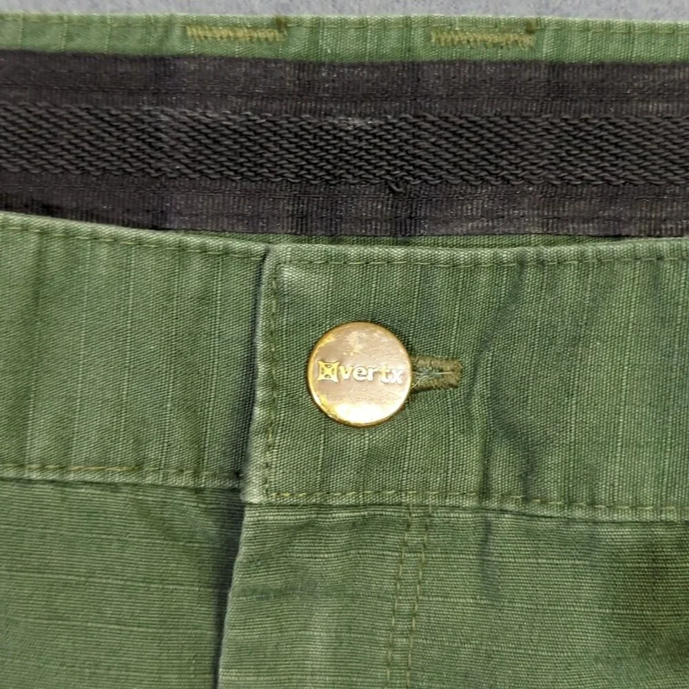 Vertx Pants Men's 38x30 Fits 35x29 Green Ripstop Cargo Outdoor Hiking Camp Flaws - Picture 11 of 16